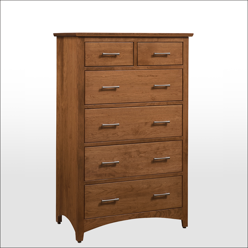 BARRINGTON #2406, 6-Drawer, Chest of Drawers