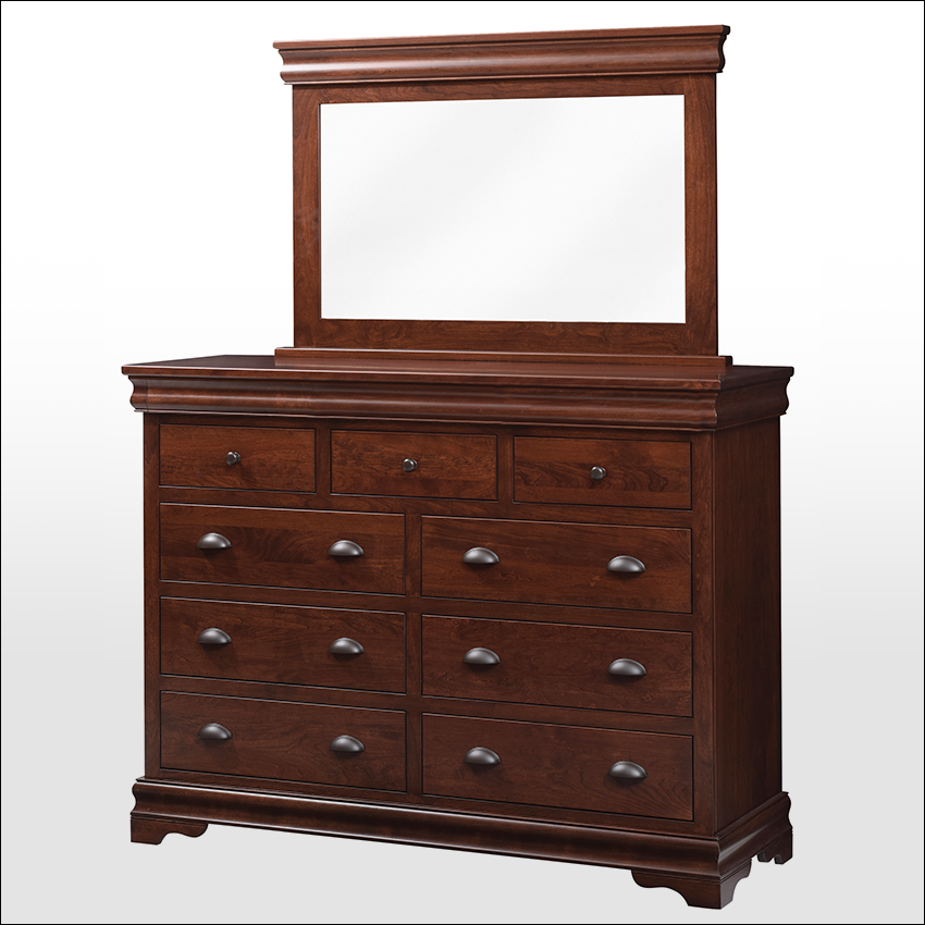 LUXEMBOURG  #6106, 9-Drawer Tall Dresser