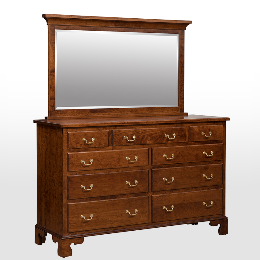 WILLIAMSBURG #8303, 9-Drawer Dresser