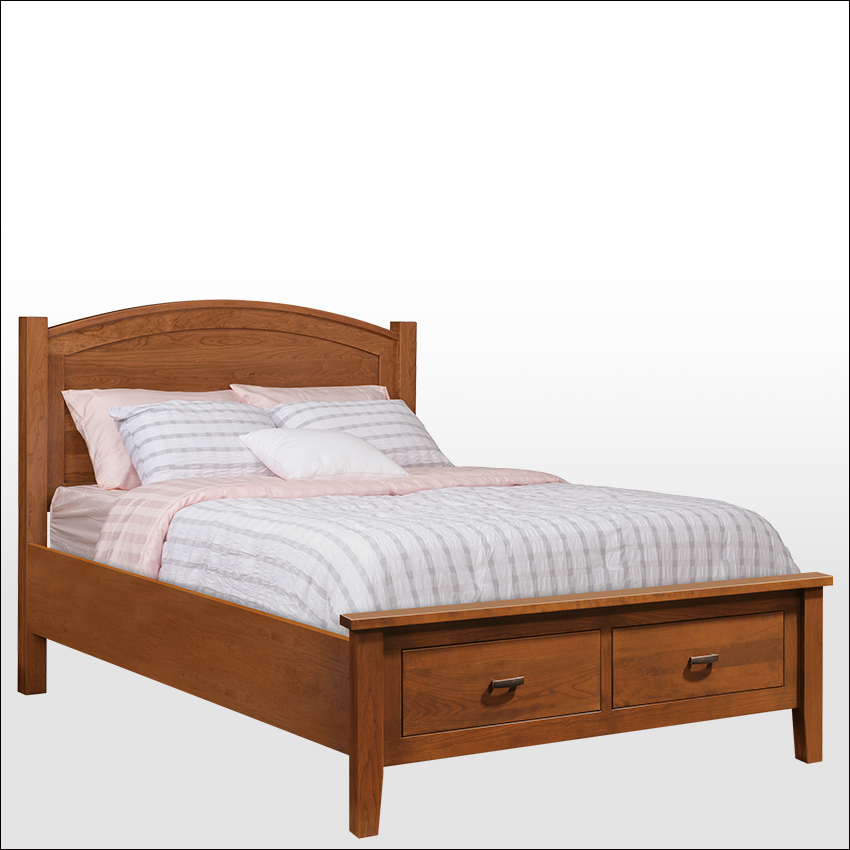 BARRINGTON #2492, Bed w/Footboard Storage (2 Drawer)