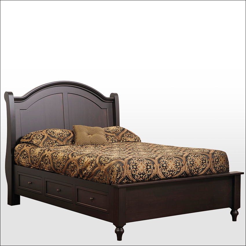 TROYER RIDGE  S-2 #8058, Duchess Sleigh Bed