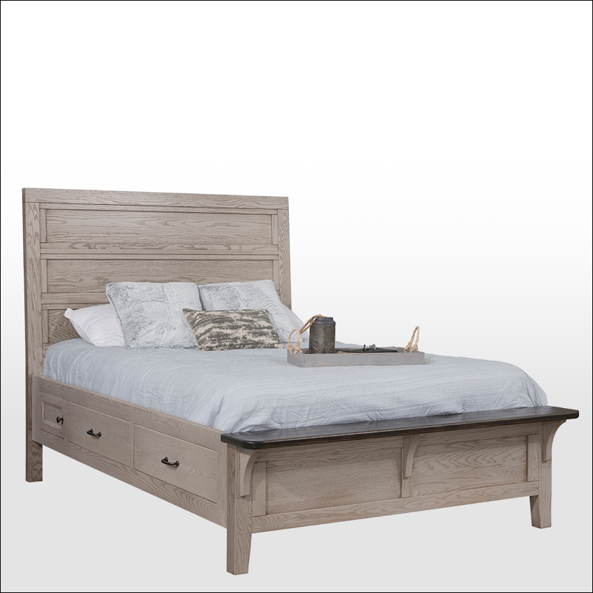 EASY TIMES #9194, Times Bed w/Side Storage (4 Drawer)