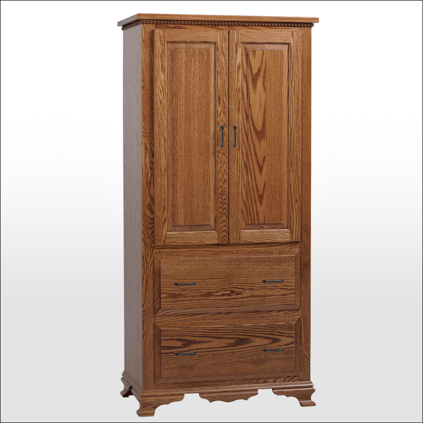 BERKSHIRE  #9020, 2-Drawer, 2-Door Armoire