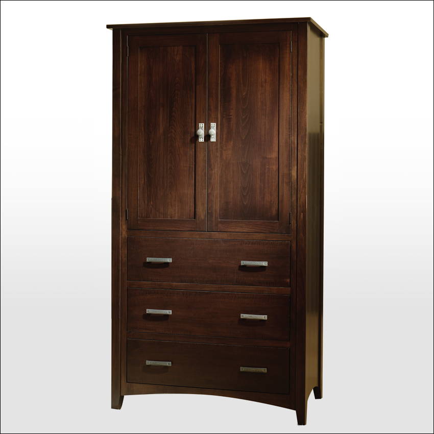 CAMBRAI MISSION #1003, 2-Drawer, 2- Door Armoire