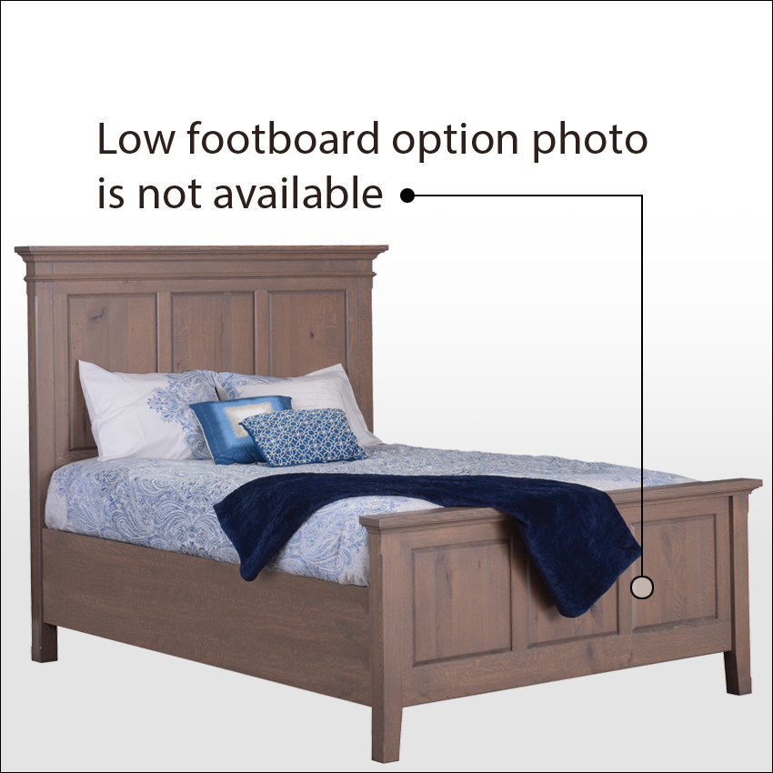 ROCKPORT #2100-LF, Bed w/Low Footboard