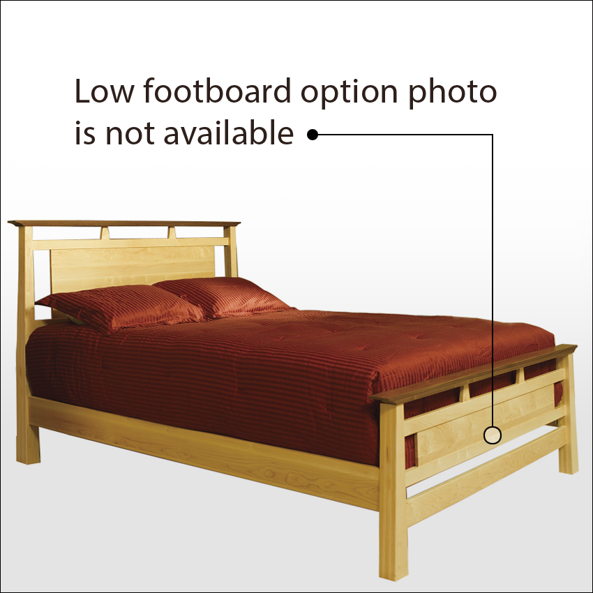 TROYER RIDGE  S-2 #8033-LF, Olbrich Garden Bed w/Low Footboard