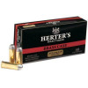 Herter's Ammunition - 45 Long Colt - 250 Grain Lead Flat Nose - 50 Rounds - Brass Case
