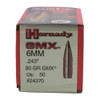 Hornady Bullets - 6 MM (.243") - 80 Grain GMX (Lead Free) - 50 Projectiles