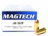 Magtech Ammunition - 40 S&W - 180 Grain Full Metal Jacket - 50 Rounds - Brass Case