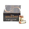 Speer Gold Dot Ammunition - 40 S&W - 165 Grain Gold Dot Hollow Point - 50 Rounds - Nickel Plated Brass