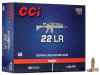 CCI AR Tactical Ammunition - 22 Long Rifle - 40 Grain Copper Plated Round Nose - 300 Rounds - Brass Case