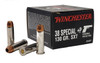Winchester Supreme Ammunition - 38 Special +P - 130 Grain SXT HP - 20 Rounds - Nickel Plated Brass