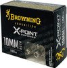 Browning Defense Ammunition - 10 MM Auto - 180 Grain X-Point Hollow Point - 20 Rounds - Nickel Plated Brass Case