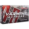 Hornady Varmint Express Ammunition - 220 Swift - 55 Grain V-Max - 20 Rounds - Brass Case