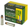Remington HTP Ammunition - 38 Special +P - 125 Grain Semi Jacketed Hollow Point - 20 Rounds - Nickel Plated Brass Case