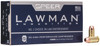Speer Lawman Ammunition - 40 S&W - 165 Grain Total Metal Jacket - 50 Rounds - Brass Case