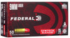 Federal Syntech Ammunition - 9 MM Luger - 115 Grain Total Synthetic Jacket - 50 Rounds - Brass Case