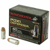 Winchester PDX Ammunition - 40 S&W - 165 Grain Bonded Hollow Point - 20 Rounds