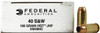 Federal Ammunition - 40 S&W - 180 Grain HST Jacketed Hollow Point - 50 Rounds - Brass Case