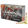 Hornady Varmint Express Ammunition - 224 Valkyrie - 60 Grain V-Max - 20 Rounds - Brass Case