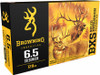 Browning Ammunition - 6.5 Creedmoor - 120 Grain BXS Solid Expansion - 200 Rounds - Nickel Plated Brass Case