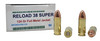 Miwall Reload Ammunition - 38 Super Auto - 124 Grain Full Metal Jacket - 50 Rounds - Brass Case