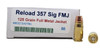 Miwall Reload Ammunition - 357 Sig - 125 Grain Full Metal Jacket - 50 Rounds