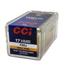 CCI | 17 HMR 20gr FMJ | 50 Rounds