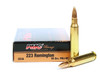 PMC Bronze Ammunition - 223 Remington - 55 Grain Full Metal Jacket Boat Tail - 1000 Rounds - Brass Case
