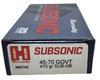 Hornady | 45-70 GOVT 410gr SUB-X Polymer Tip | 20 Rounds