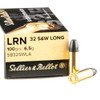 Sellier & Bellot Ammunition - 32 S&W Long - 100 Grain Lead Round Nose - 50 Rounds