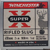 Winchester Super-X Ammunition - 410 Bore - 2 1/2" - 1/5 Oz Rifled Slug Hollow Point - 15 Rounds
