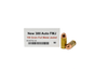 Miwall New Ammunition - 380 Auto - 100 Grain Full Metal Jacket - 50 Rounds - Brass Case