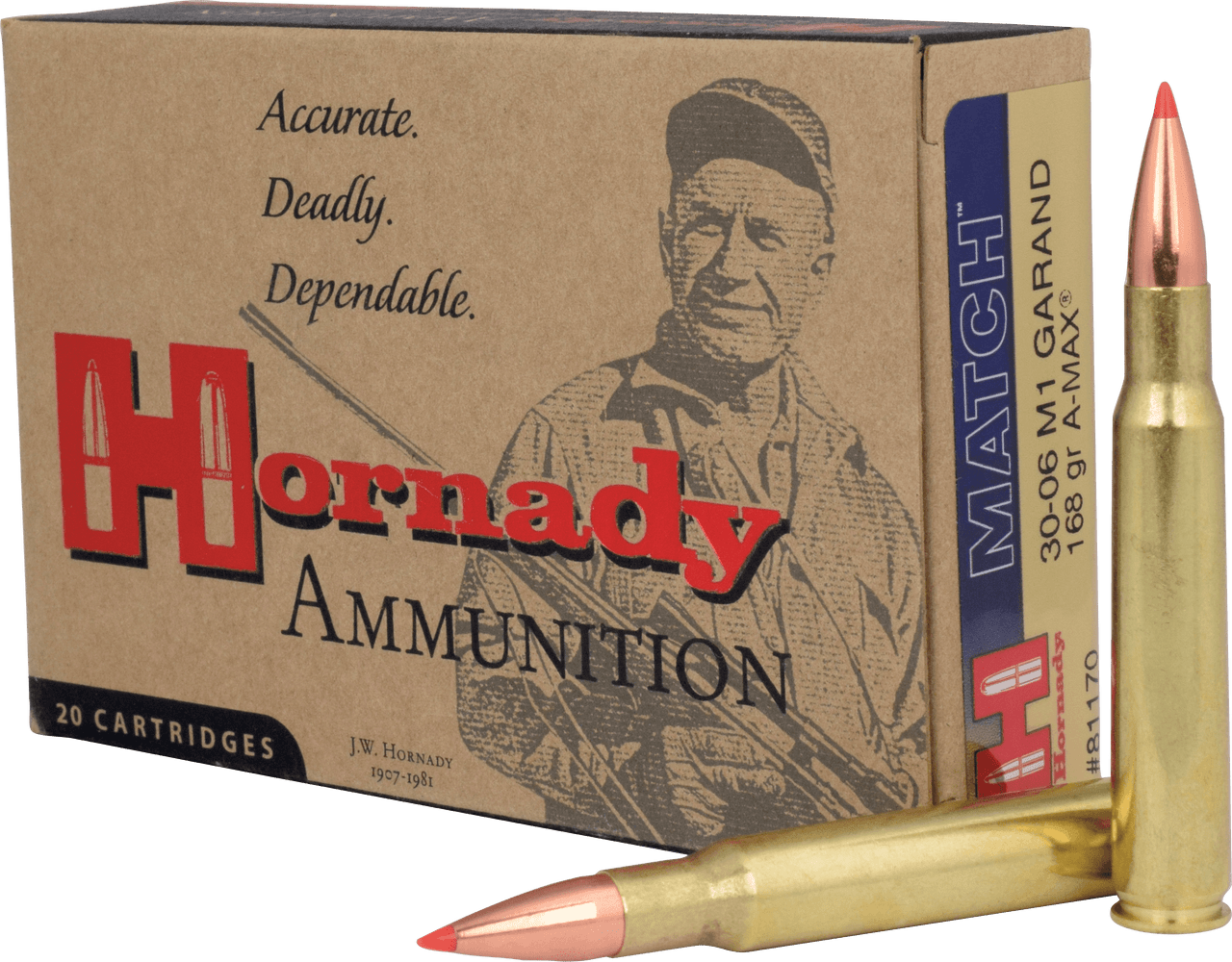Hornady Vintage Match | 30-06 Springfield 168gr | 200 Rounds