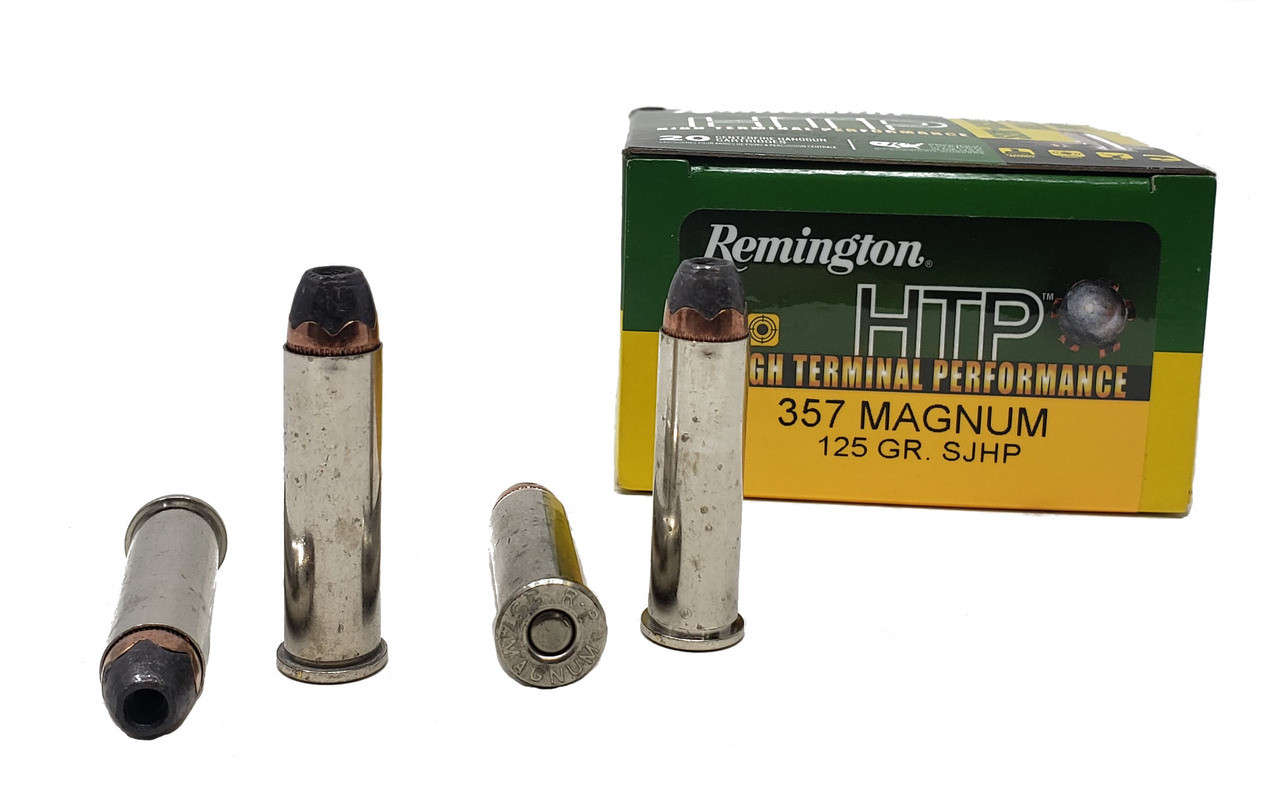 MagTech Ammunition - 357 Magnum - 95 Grain Solid Copper Hollow Point - 20  Rounds - Brass Case