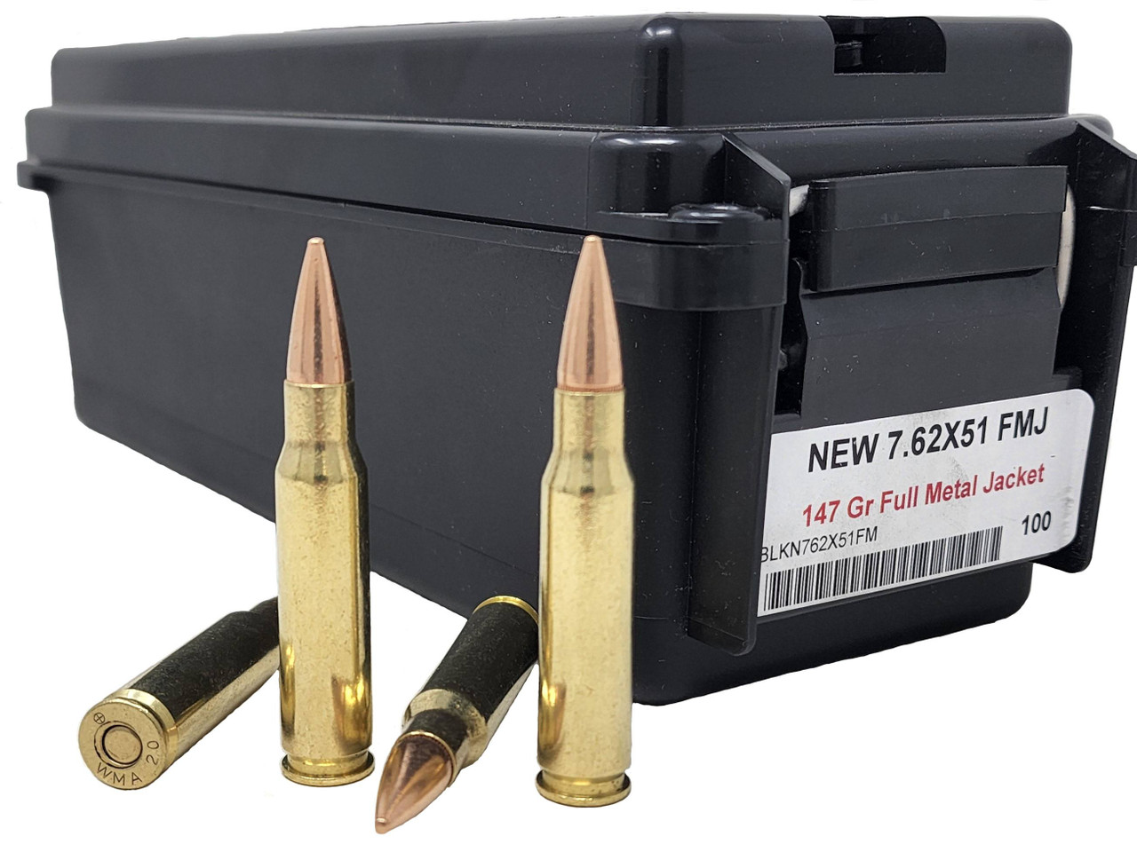 Miwall | 7.62X51 MM 147gr FMJ | 100 Rounds | Miwall Wholesale