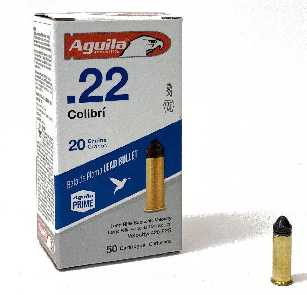 22 No Powder Aguila Colibri Powderless | 22 Long Rifle 20gr | 50 Rounds | Miwall ...