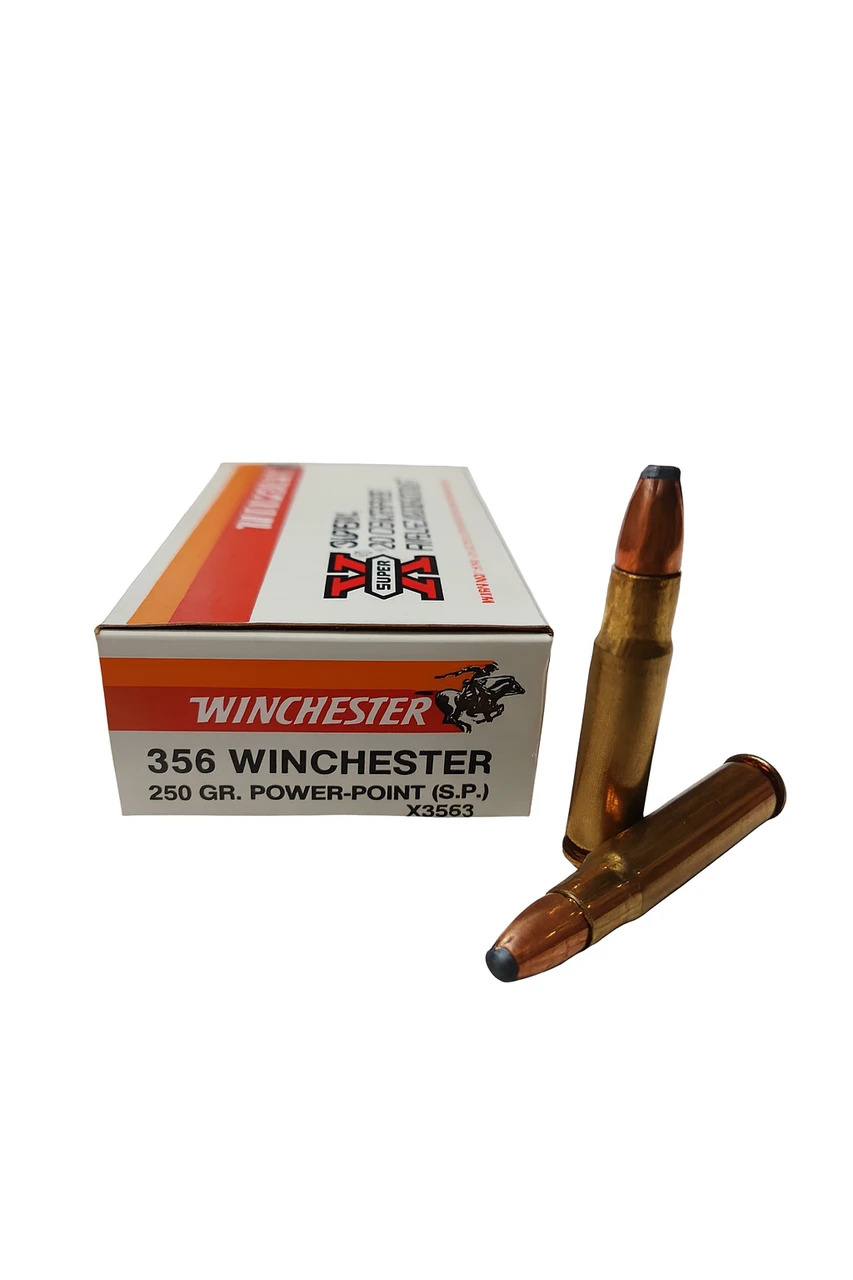 Winchester | 356 Winchester 250gr SP | 20 Rounds | Miwall Wholesale ...
