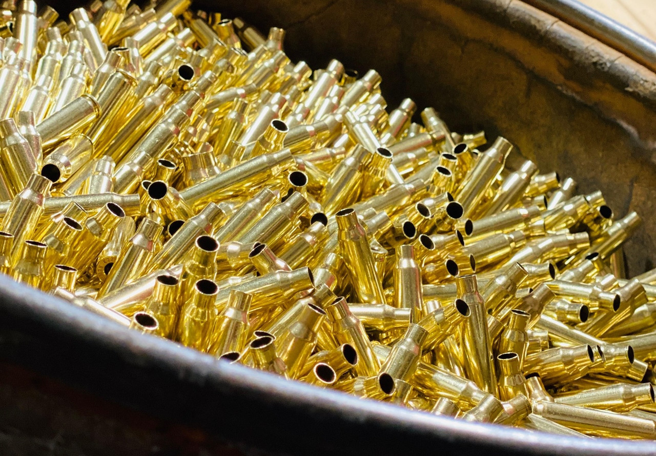 Nickel Plated Brass 223 Rem/5.56, Cleaned and Polished, Mixed Head