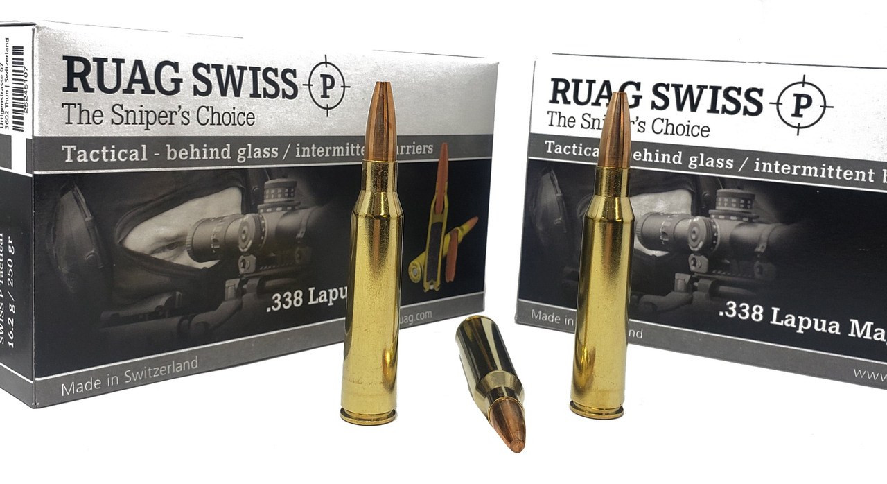 Swiss P Ammunition 338 Lapua Mag 250 Grain Solid Copper Flat Nose swiss-p-ammunition-338-lapua-mag-250-grain-solid-copper-flat-nose