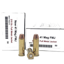 Miwall Factory New Ammunition - 41 Rem Magnum - 210 Grain Full Metal Jacket - 50 Rounds W/ Free Ammo Can Miwall Factory New Ammunition - 41 Rem Magnum - 210 Grain Full Metal Jacket - 50 Rounds W/ Free Ammo Can