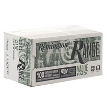 Remington Ammunition - 9mm Luger - 115 Grain Full Metal Jacket - 100 Rounds - Brass Case Remington Ammunition - 9mm Luger - 115 Grain Full Metal Jacket - 100 Rounds - Brass Case