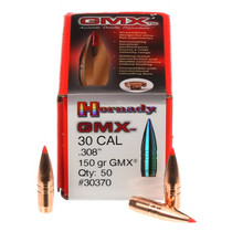 Hornady Bullets - .308" (30 Cal) - 150 Grain GMX (Lead Free) W/C - 50 Projectiles