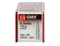 Hornady Bullets - 6.5 MM (.264") - 140 Grain GMX (Lead Free) - 50 Projectiles