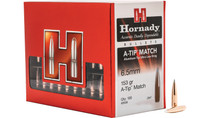Hornady Bullets - .264" (6.5 MM) - 153 Grain A-Tip - 100 Projectiles Hornady Bullets - .264" (6.5 MM) - 153 Grain A-Tip - 100 Projectiles