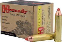 Hornady Custom Ammunition - 460 S&W Magnum - 200 Grain FTX - 20 Rounds - Brass Case Hornady Custom Ammunition - 460 S&W Magnum - 200 Grain FTX - 20 Rounds - Brass Case