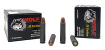 Wolf Performance Ammunition - 30 Carbine - 110 Grain Full Metal Jacket - 50 Rounds Wolf Performance Ammunition - 30 Carbine - 110 Grain Full Metal Jacket - 50 Rounds