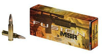 Federal Fusion Ammunition 223 Rem - 62 Grain Fusion MSR - 20 Rounds - Brass Case Federal Fusion Ammunition 223 Rem - 62 Grain Fusion MSR - 20 Rounds - Brass Case