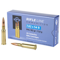 Prvi Partizan Ammunition - 7.62x54R - 182 Grain Full Metal Jacket - 20 Rounds - Brass Case Prvi Partizan Ammunition - 7.62x54R - 182 Grain Full Metal Jacket - 20 Rounds - Brass Case