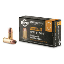 Prvi Partizan Ammunition - 9 MM Luger - 115 Grain Jacketed Hollow Point - 50 Rounds - Brass Case Prvi Partizan Ammunition - 9 MM Luger - 115 Grain Jacketed Hollow Point - 50 Rounds - Brass Case